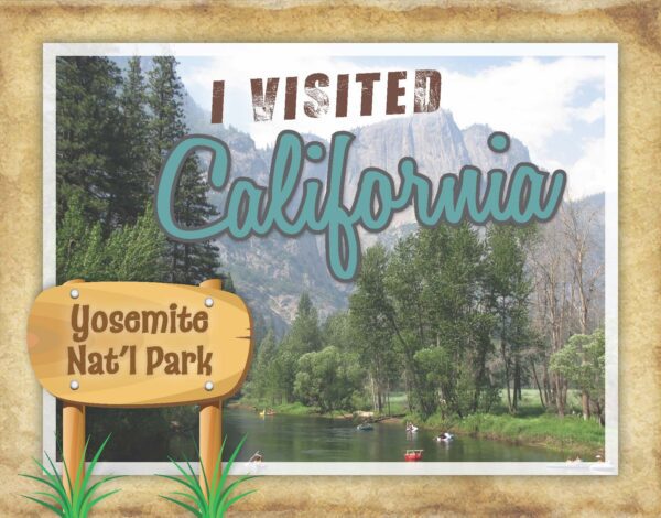 Road Trip Incentive Program Game Sample Postcard - California/Yosemite