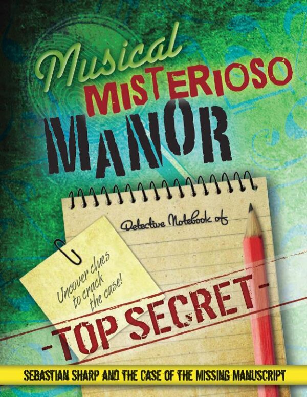 Sebastian Sharp and Musical Misterioso Manor Practice Motivation Game Assignment Book Cover