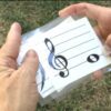 Summer Splash Music and Piano Camp Sample Note Identification Card Treble Clef