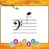 Spelling Bee Note Game Sample Calling Card Bass Clef