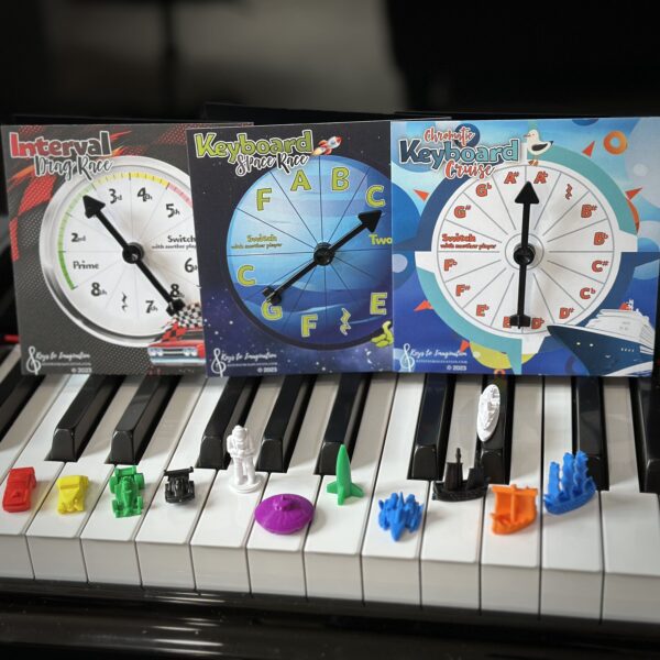 Keyboard Spinner Game Set to Teach Keyboard Geography
