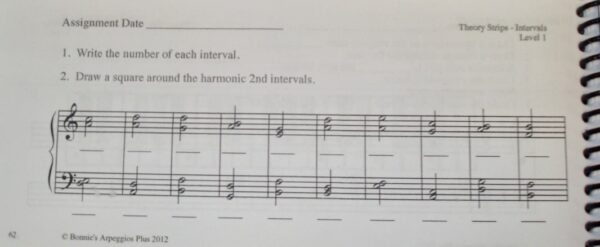 Theory Strips Level 1 Sample Page Intervals