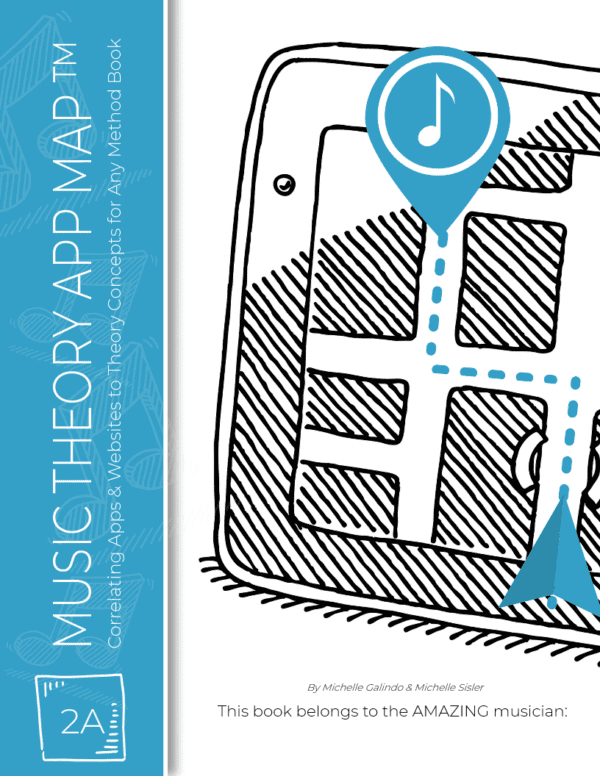 Music Theory App Map Level 2A Sample Page Cover