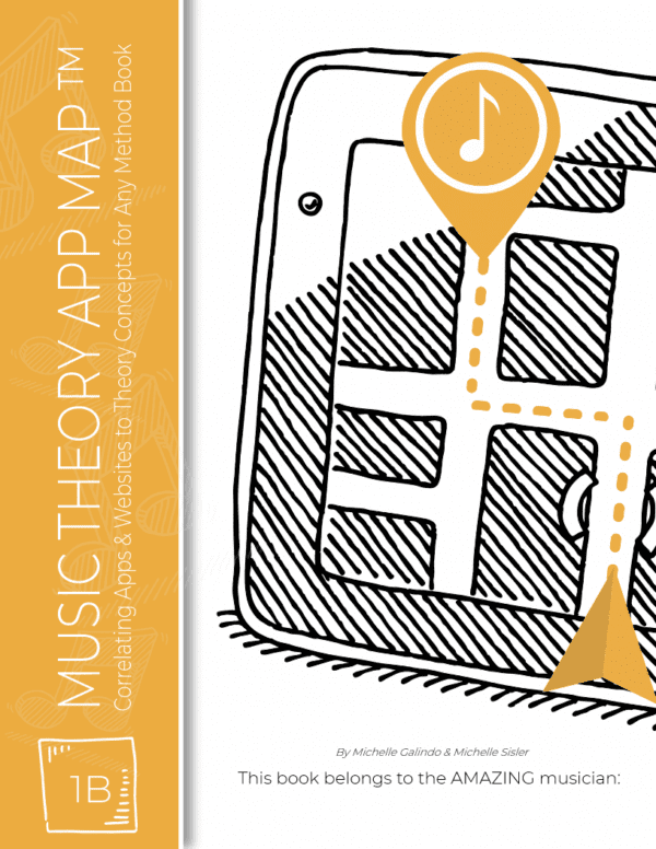 Music Theory App Map Level 1B Sample Page Cover