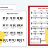 Easy Piano Lead Sheet Christmas Level 1 Sample Chord Chart