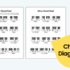 Easy Piano Lead Sheet Christmas Level 1 Sample Chord Diagrams