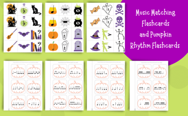 Halloween Music Activities Sample Flashcards
