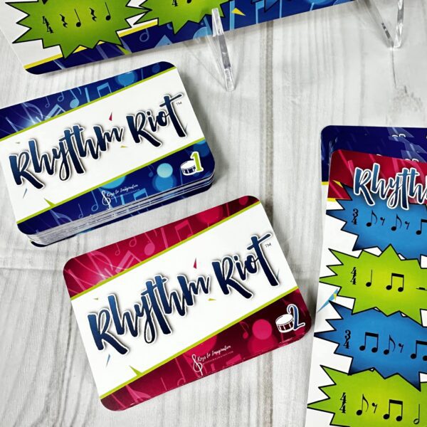 Rhythm Riot Rhythm Game Levels 1-2 Card Decks