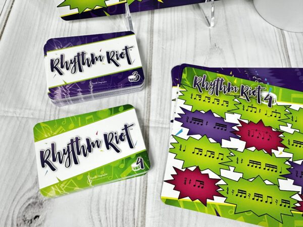 Rhythm Riot Rhythm Game Levels 3-4 Decks of Rhythm Cards