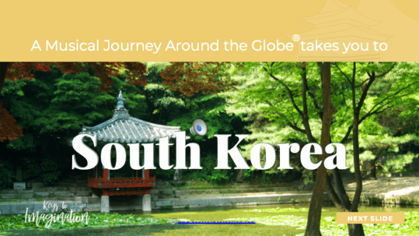 Are We There Yet World Music Program - South Korea Title Slide