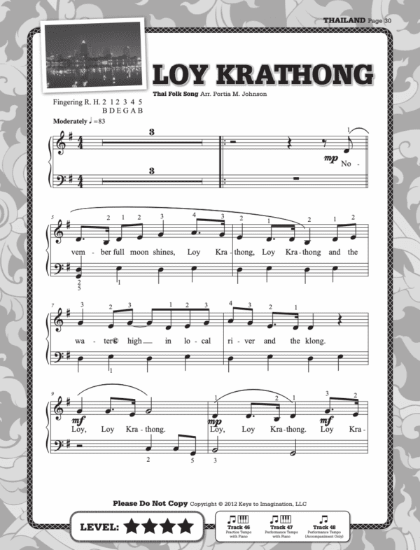 Loy Krathong Sample Page