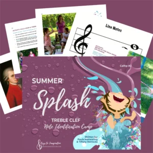 Music Camp Summer Splash 2 - Treble Clef Note Identification